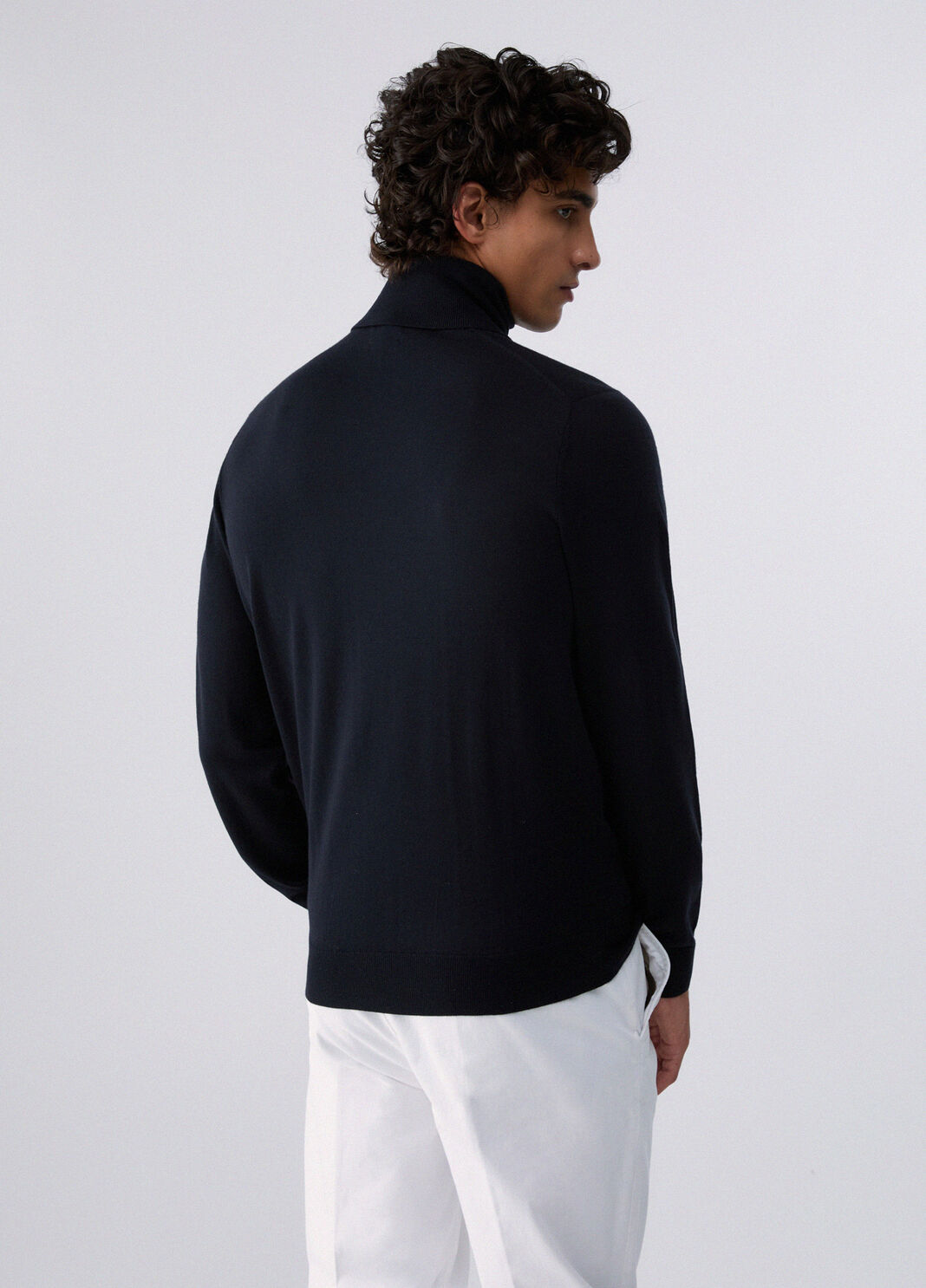 Merino Wool Turtleneck Sweater dark blue Liu Jo - large image number 1
