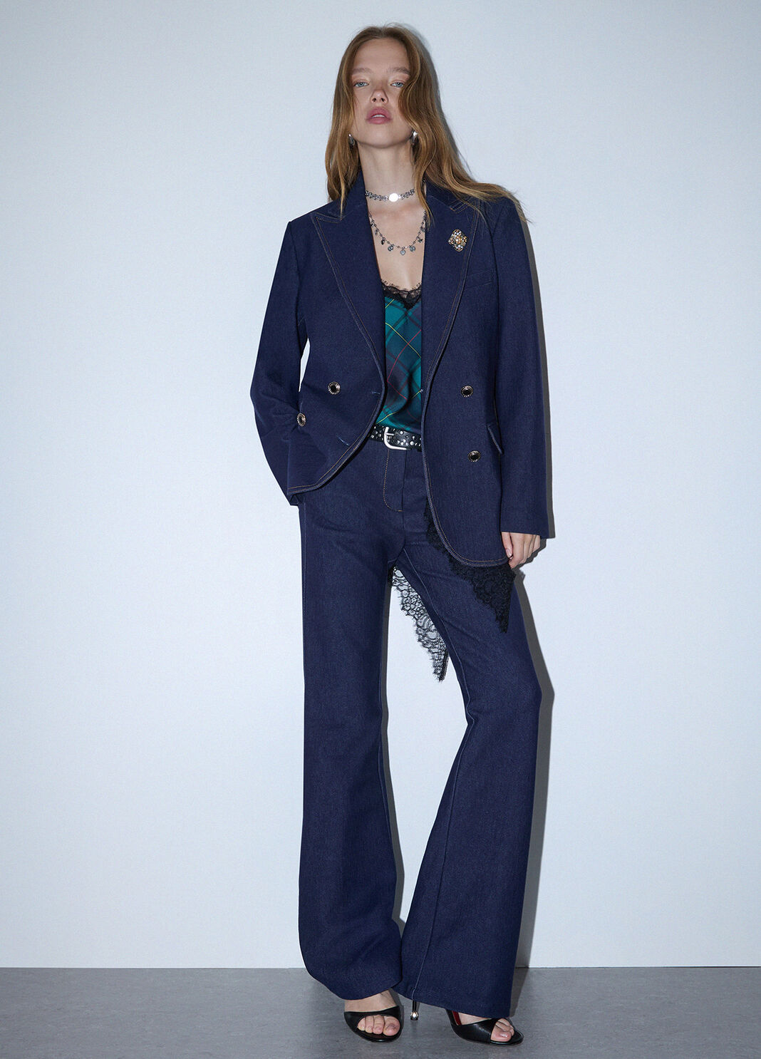 Blazer doppiopetto in denim Lavaggio normale Liu Jo - large image number 2