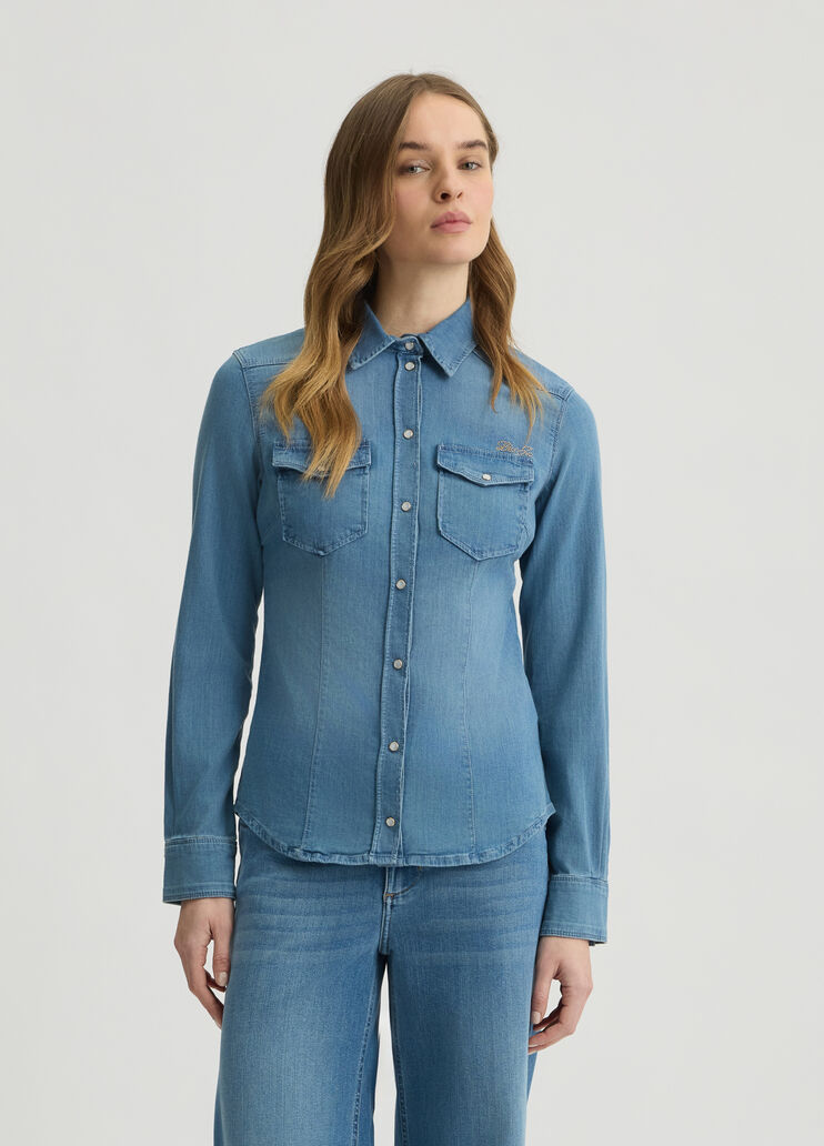 Denim shirt blue denim Liu Jo - medium