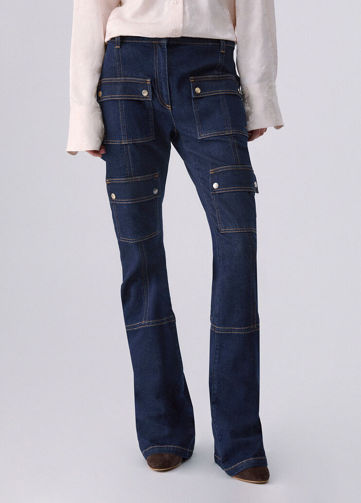 Jeans a zampa con tasche Lavaggio normale Liu Jo - medium