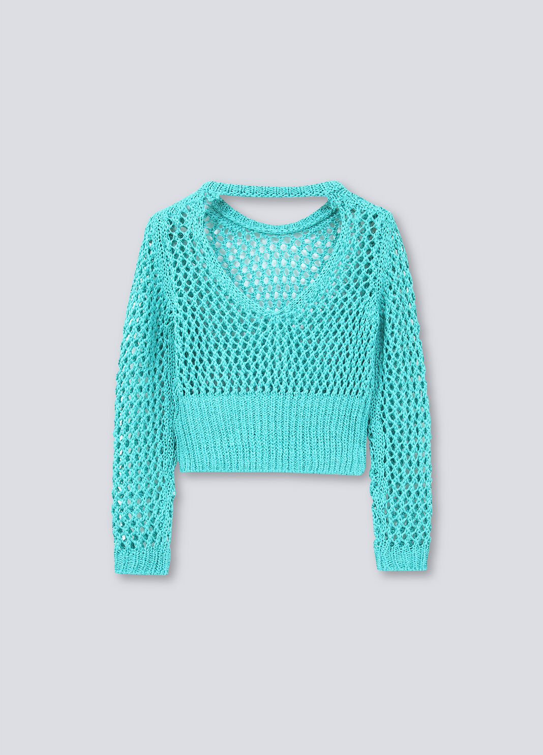 Jersey calado con abertura Verde menta Liu Jo - large image number 1