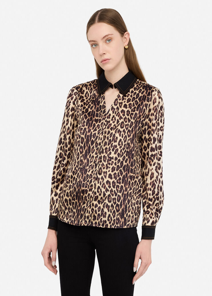 Hemdbluse mit Animal-Print Animal-Print Liu Jo - medium Hemdbluse mit Animal-Print Animal-Print Liu Jo - medium