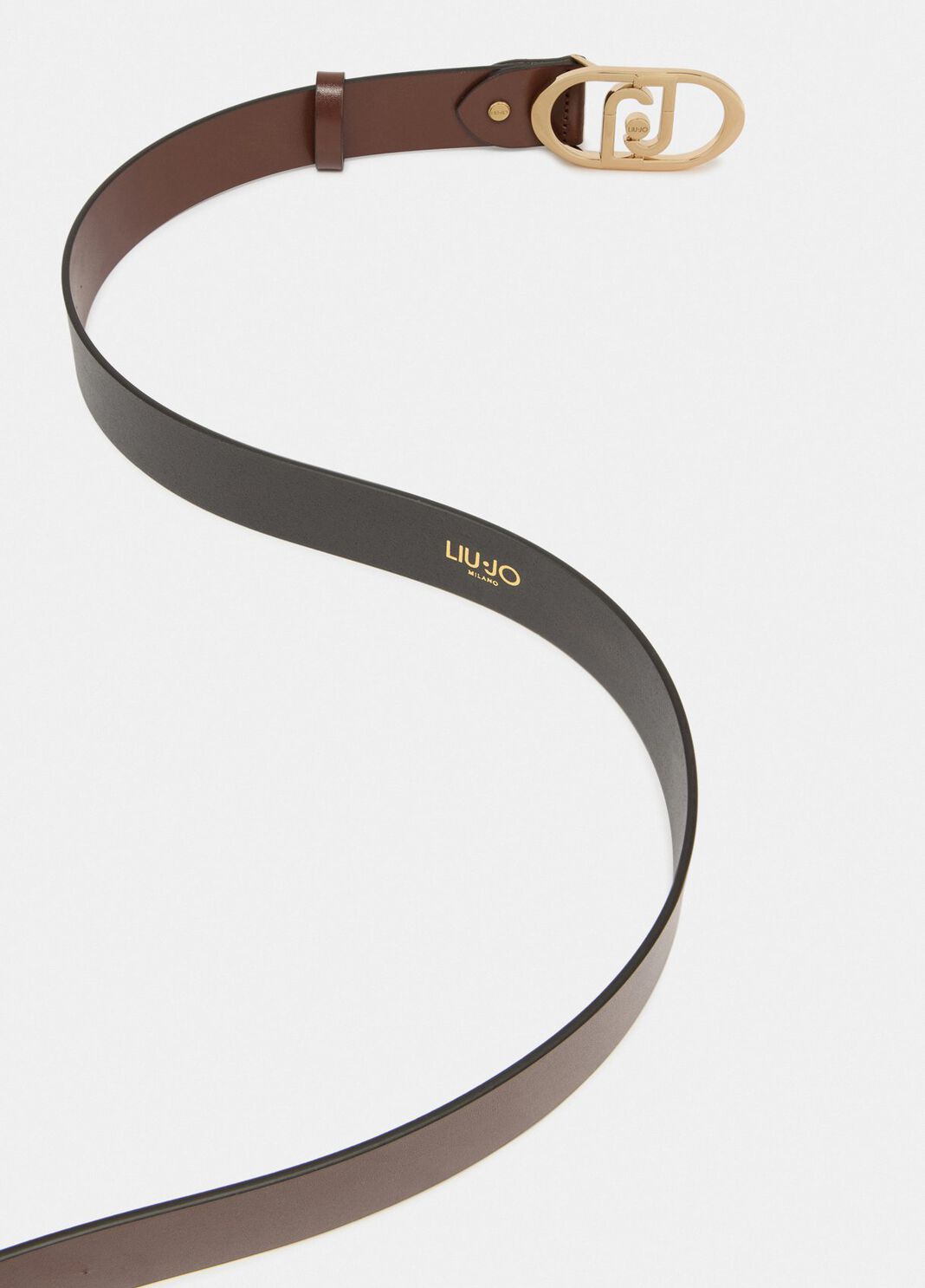 LaPuffy leather belt dark brown Liu Jo - large image number 3