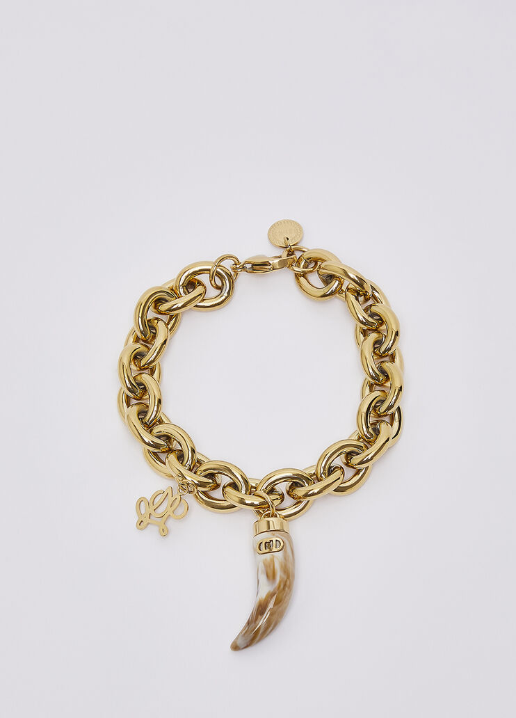 Armband mit Hornanh&auml;nger wei&szlig; Liu Jo - medium