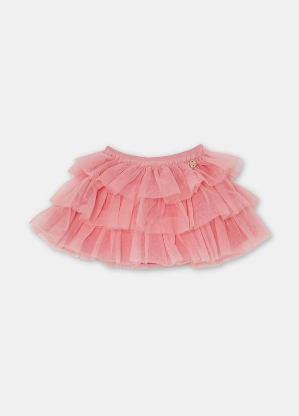 Tulle miniskirt Camellia pink Liu Jo - medium