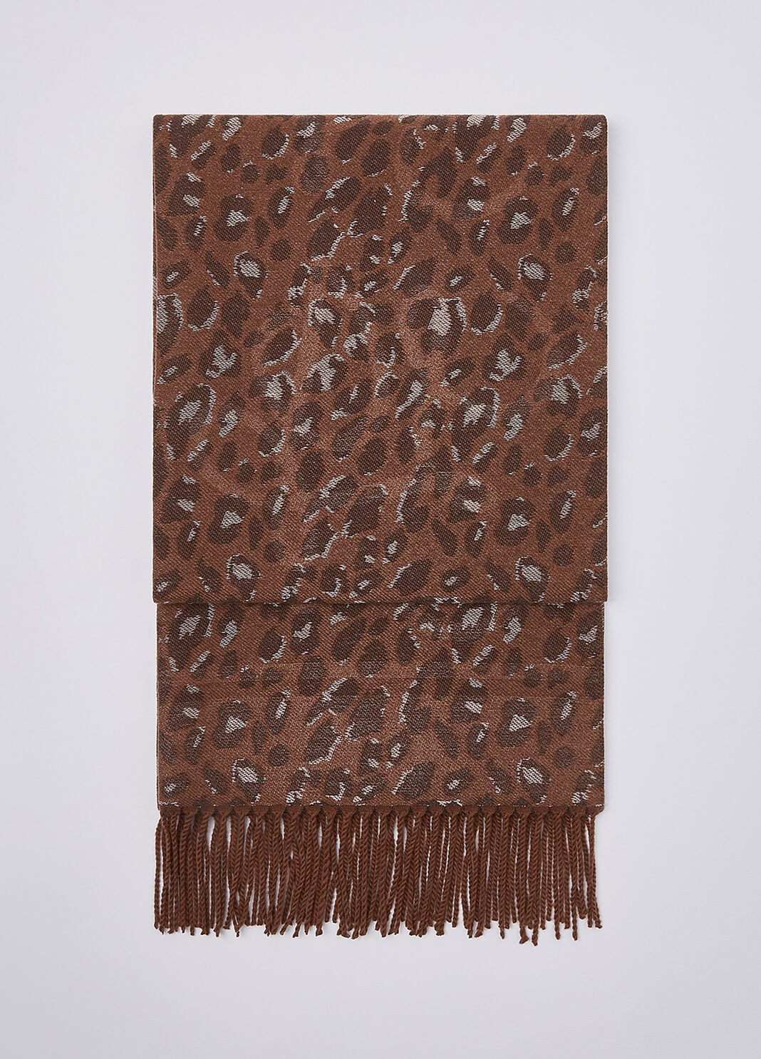 Jacquard Stole with Logo beige Liu Jo - large image number 1