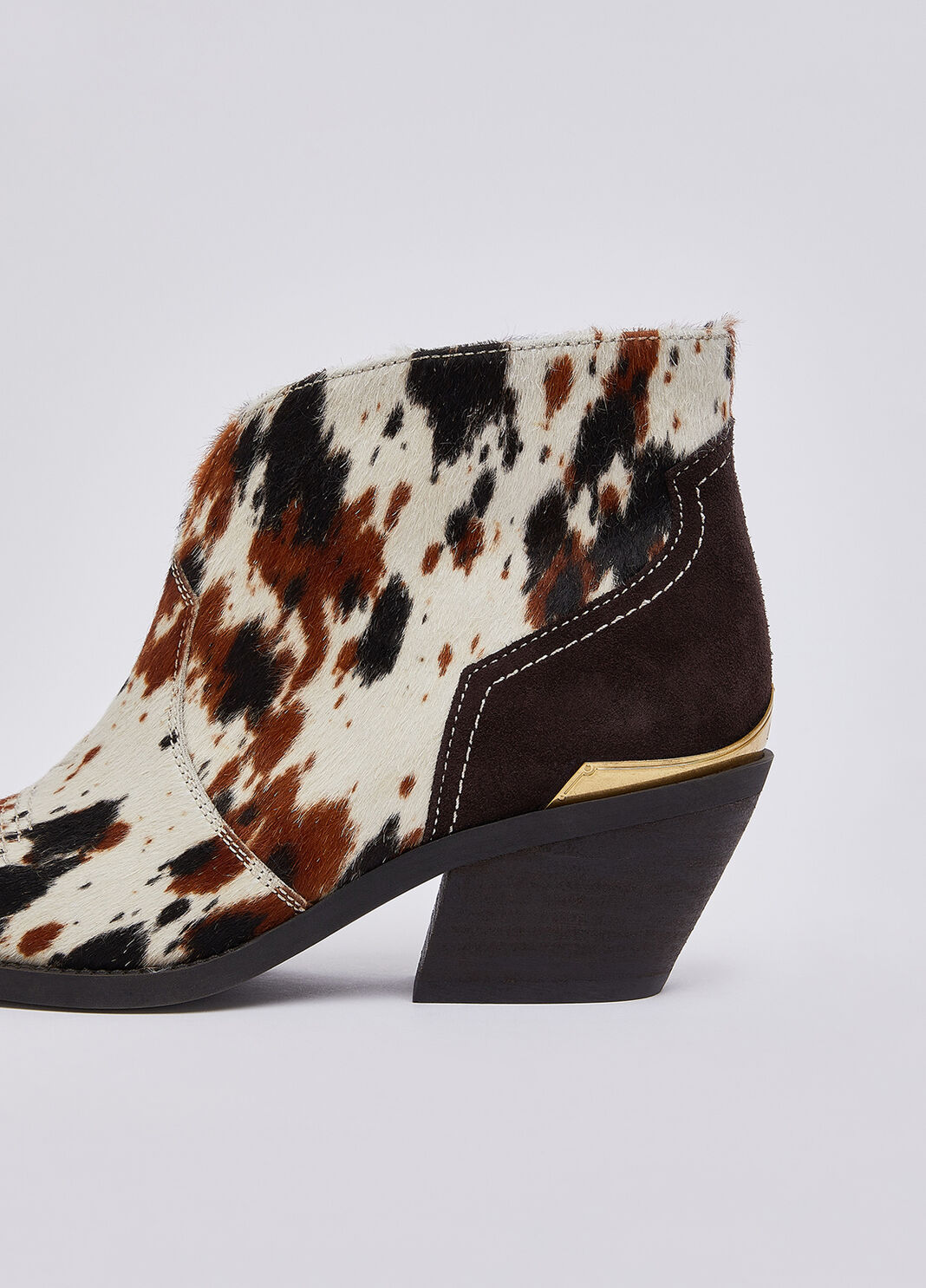Cowhide Texan Ankle Boots animal print Liu Jo - large image number 5