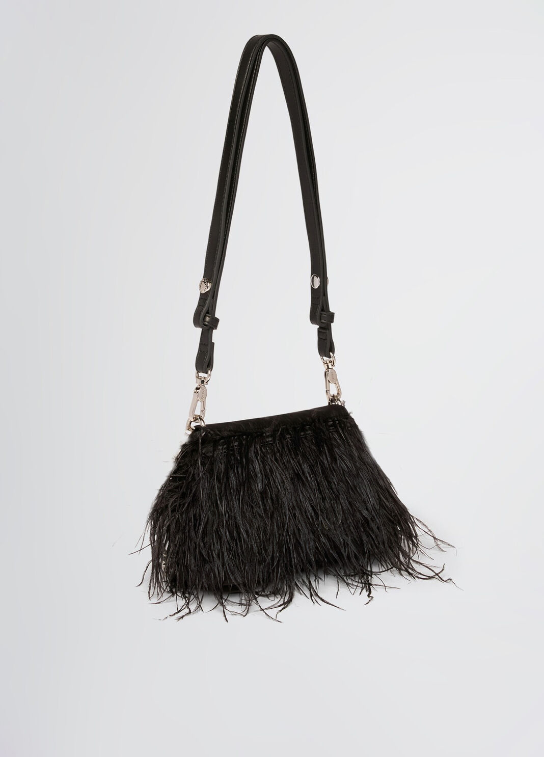 Small LaPuffy bag with feathered detailing black Liu Jo - large image number 1