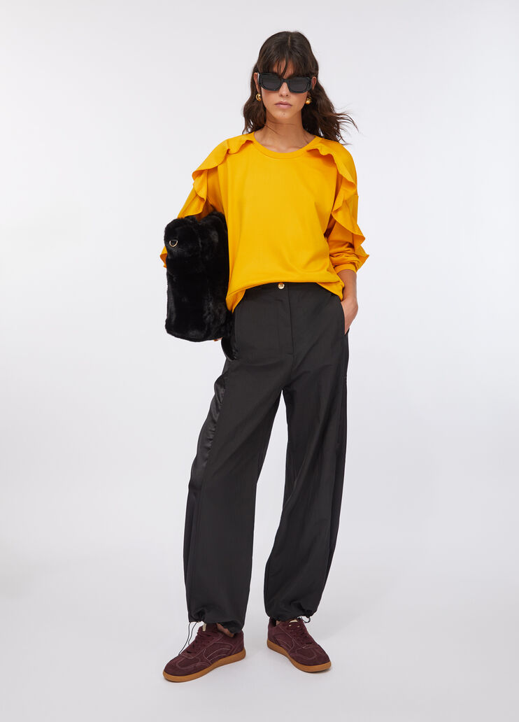 Sweat avec ruches or foncé Liu Jo - large image number 5