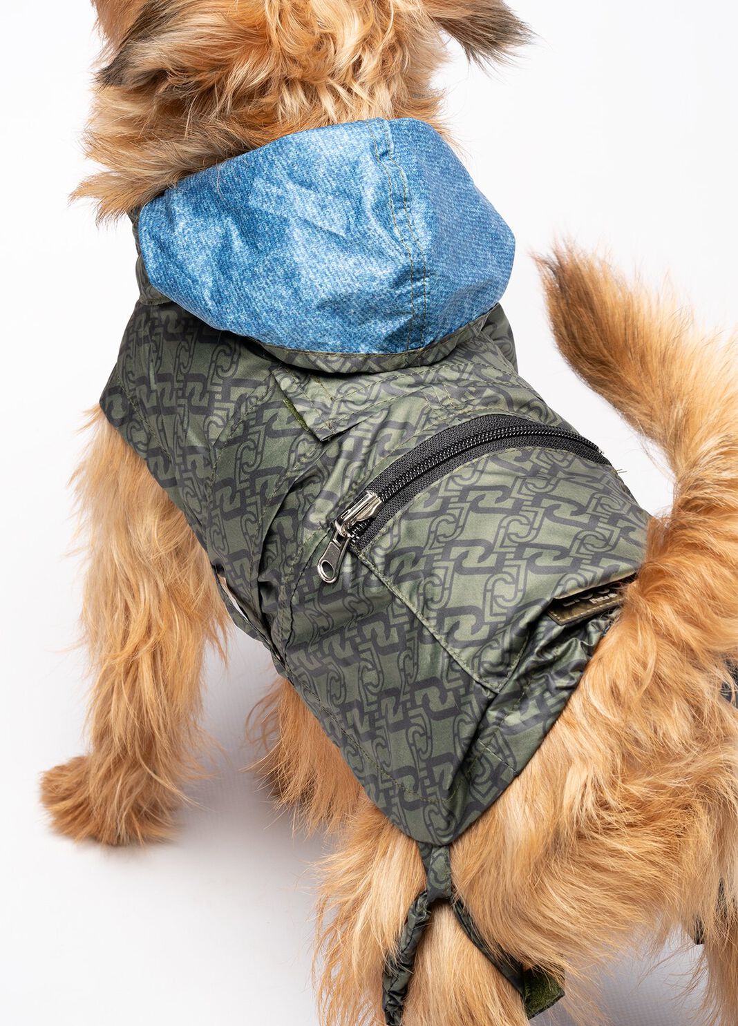 Liu Jo Pets double-face raincoat khaki green Liu Jo - large image number 5