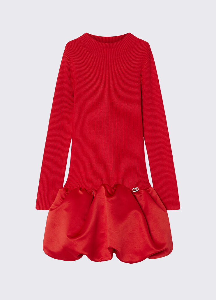 Kurzes Strickkleid Rot Liu Jo - medium