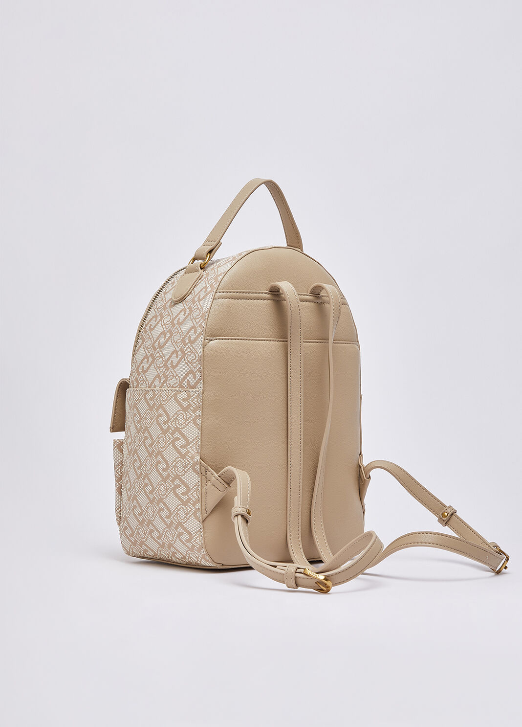 Rucksack with monogram print beige Liu Jo - large image number 2
