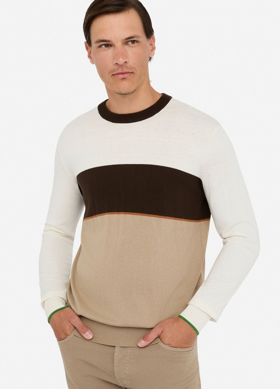 Pullover aus Baumwolle und Seide Braun Liu Jo - large image number 2