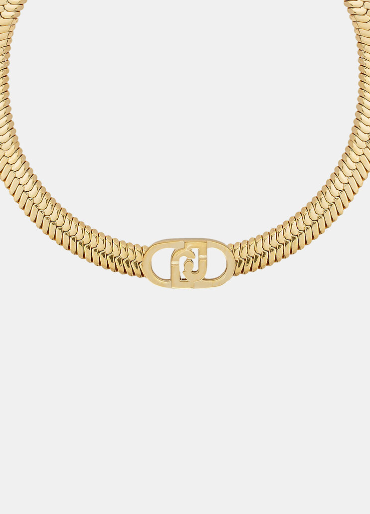 Bracelet with monogram logo gold Liu Jo - large image number 2  Bracelet with monogram logo gold Liu Jo - large image number 2