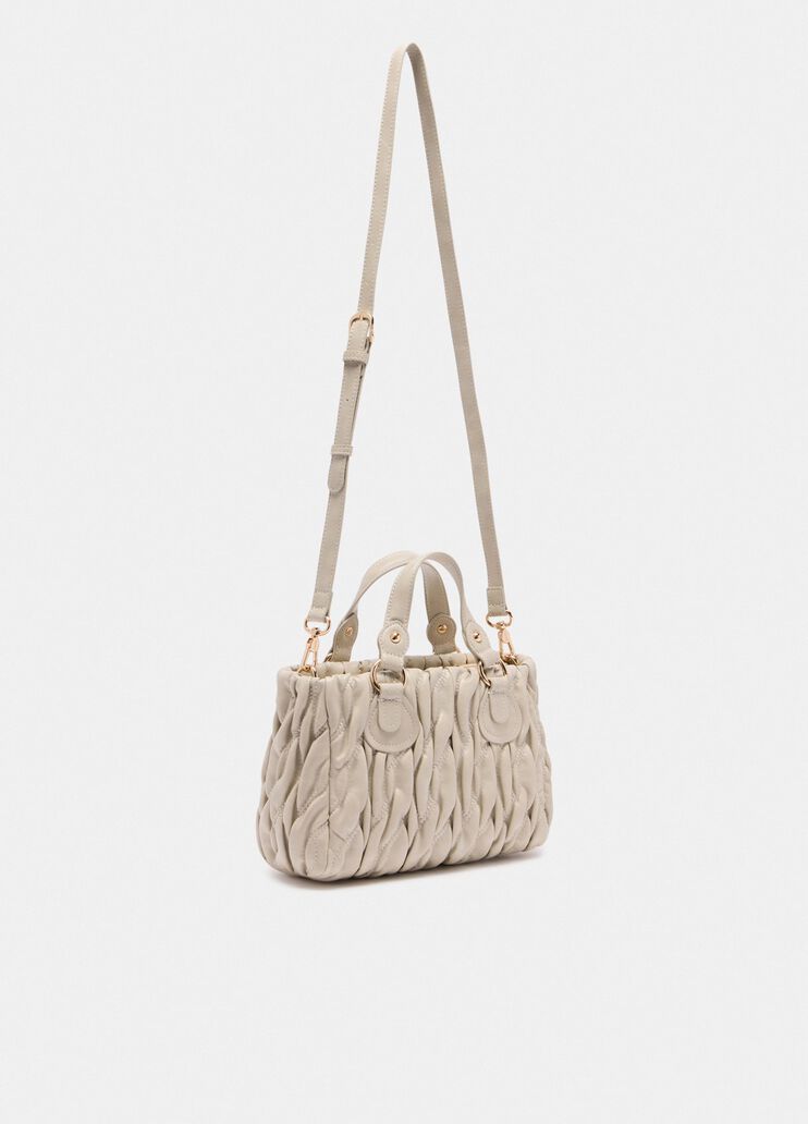 Sac petit format matelassé  blanc Liu Jo - large image number 3