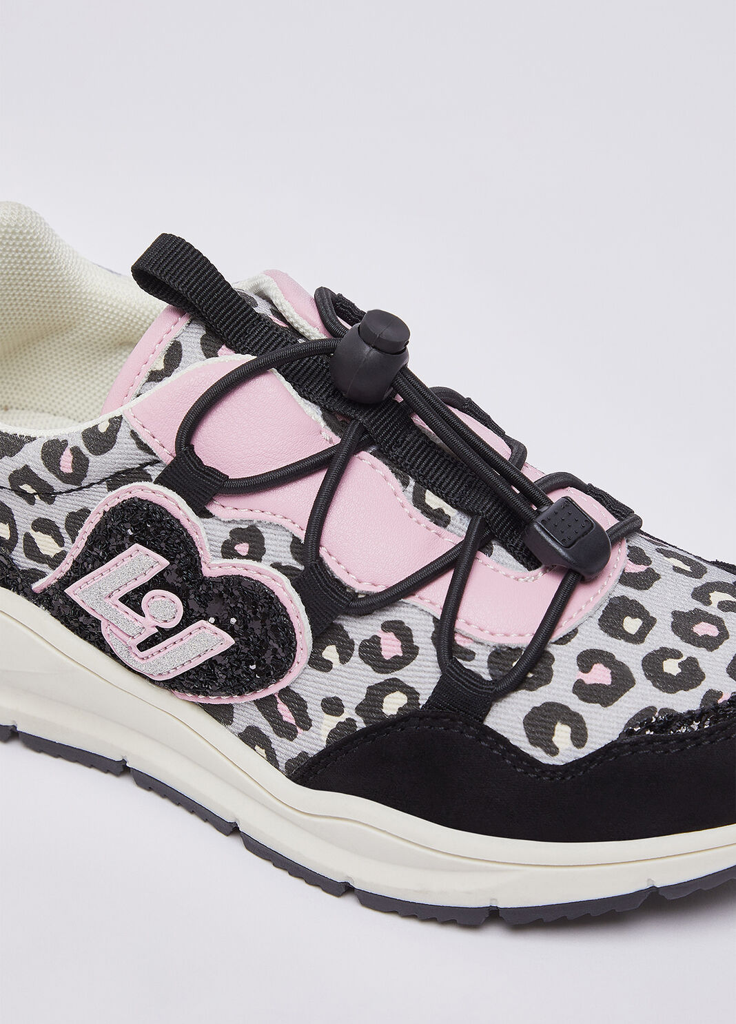 Animal Print Sneakers black/pink Liu Jo - large image number 4