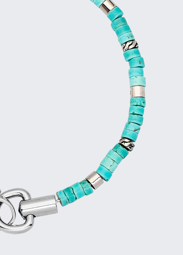 Men’s bracelet with beads light blue Liu Jo - large image number 1 Men’s bracelet with beads light blue Liu Jo - large image number 1