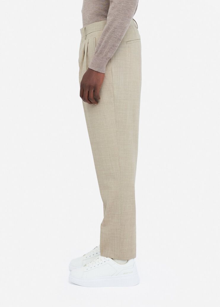 Wollhose mit Abnähern Beige Liu Jo - large image number 3 Wollhose mit Abnähern Beige Liu Jo - large image number 3