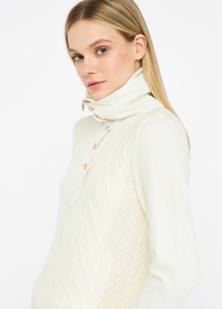 Liu Jo Better jumper milk white Liu Jo - large image number 3 Liu Jo Better jumper milk white Liu Jo - large image number 3