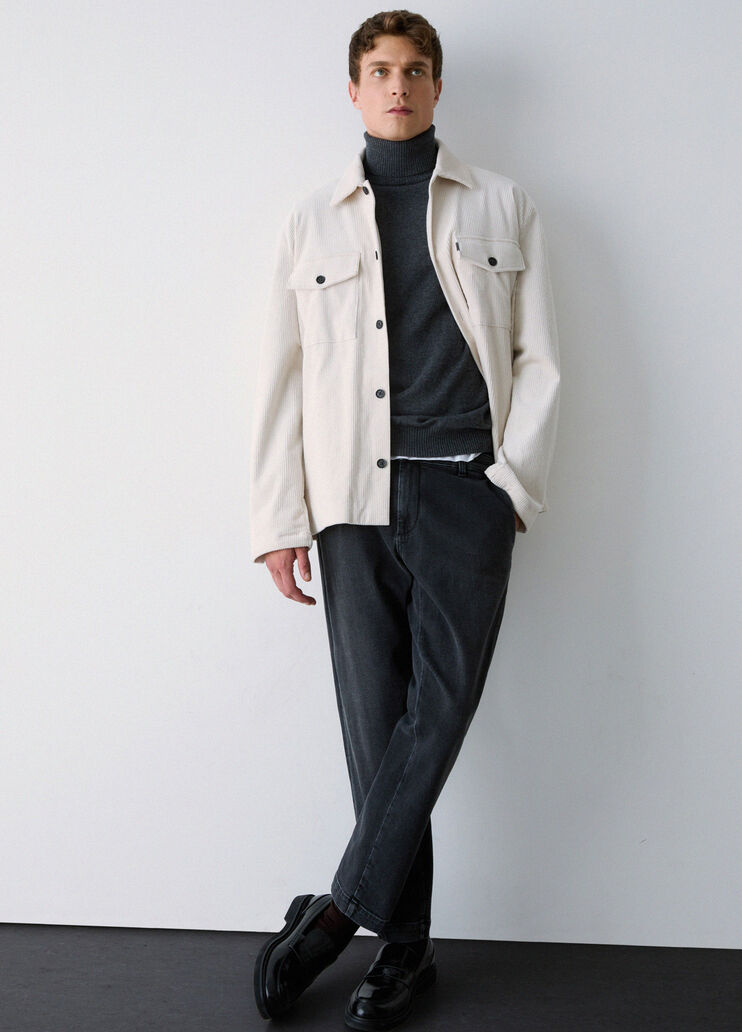 Veste Surchemise en Velours blanc Liu Jo - medium