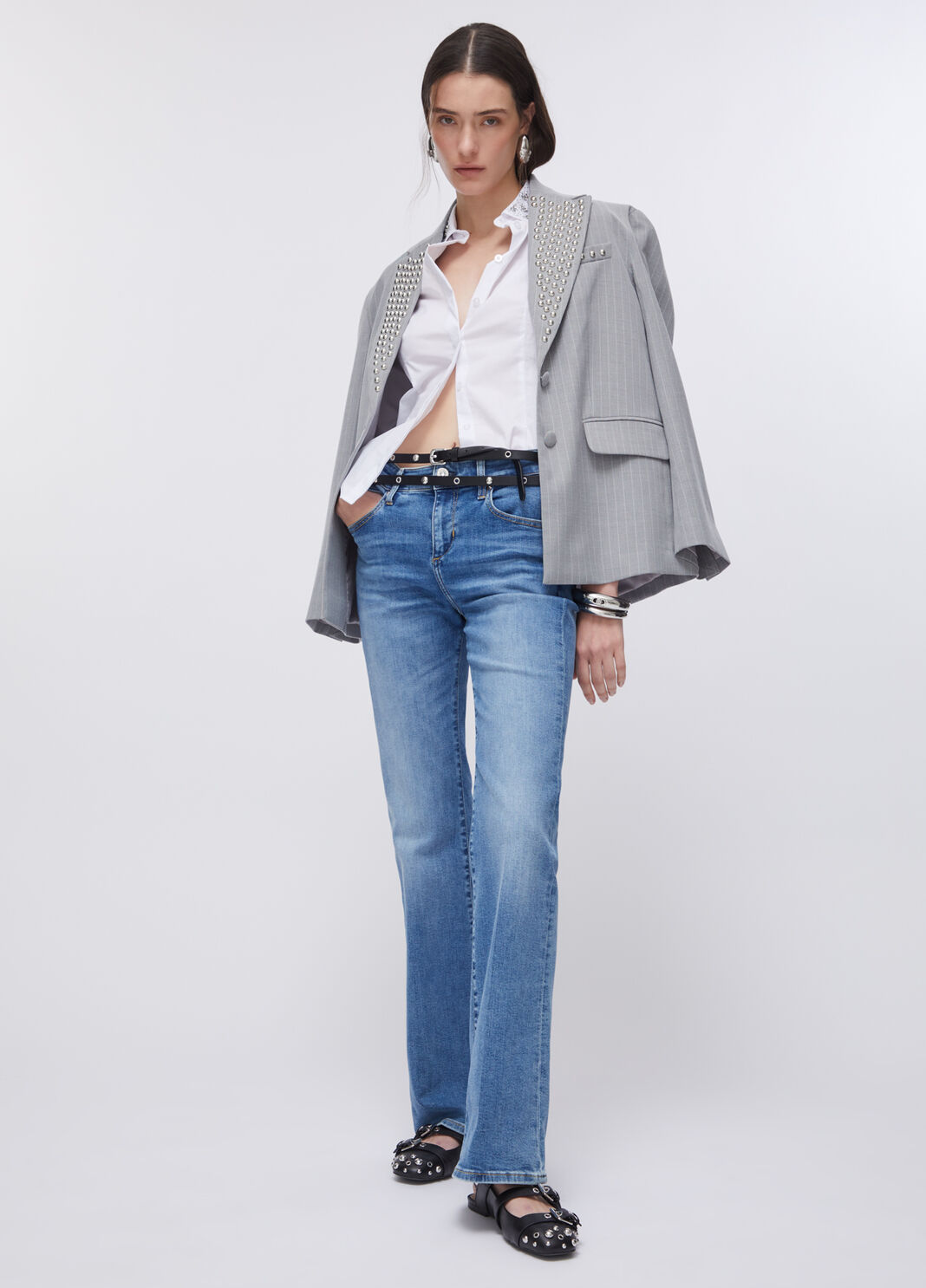 High-rise bootcut jeans light denim Liu Jo - large image number 3