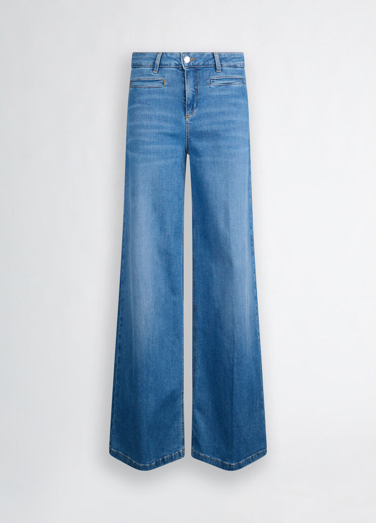 High-rise flared jeans blue denim Liu Jo - large image number 6 High-rise flared jeans blue denim Liu Jo - large image number 6