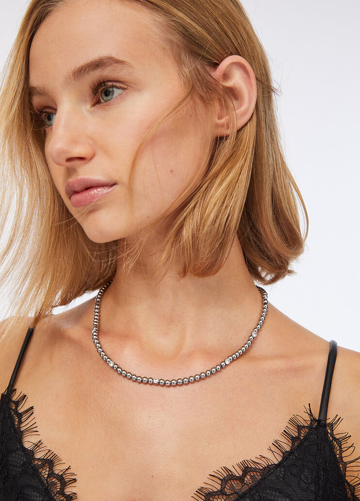 Choker with diamantés silver Liu Jo - medium Choker with diamantés silver Liu Jo - medium