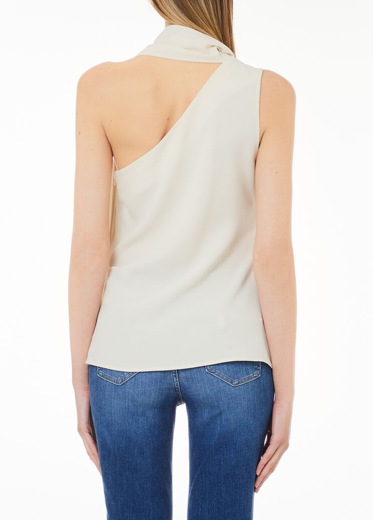 Crepe top  light beige Liu Jo - medium Crepe top  light beige Liu Jo - medium