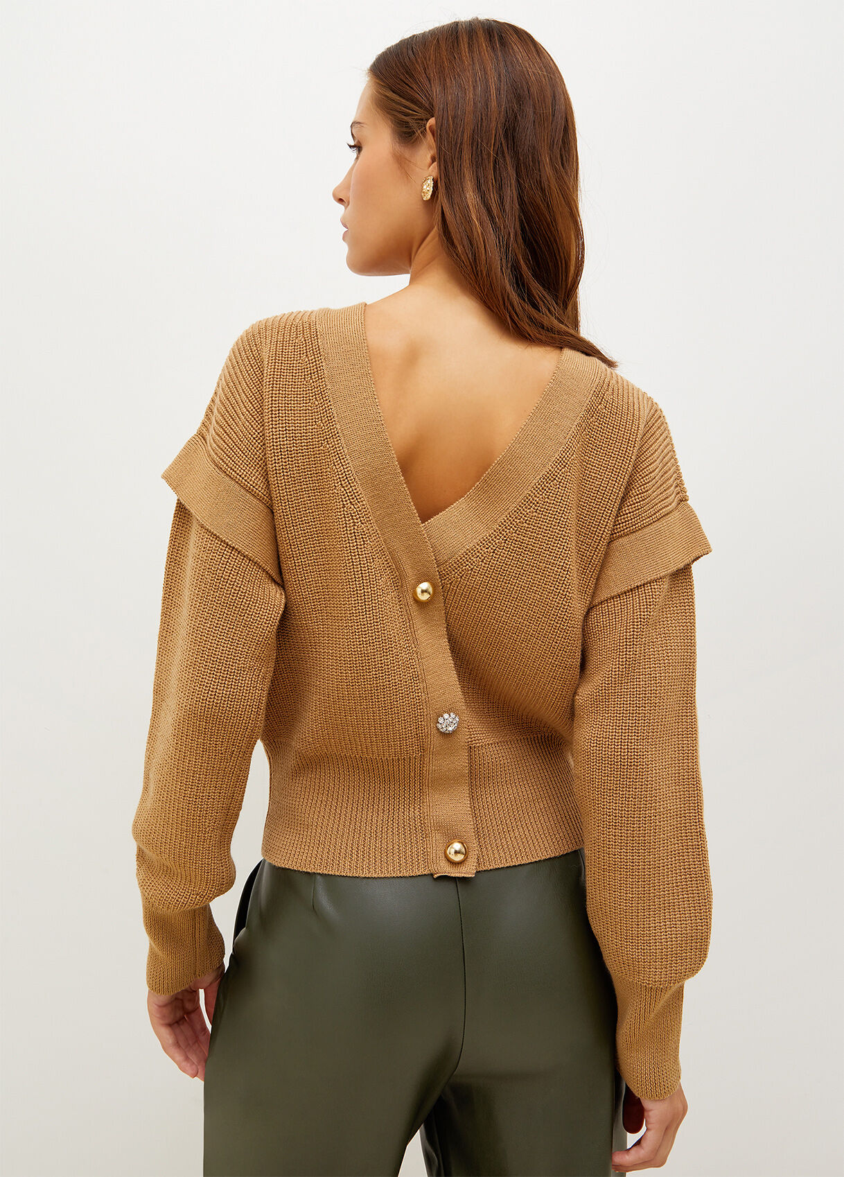 Liu Jo Synthetic Capes & Ponchos in Camel Brown Womens Jumpers and knitwear Liu Jo Jumpers and knitwear 