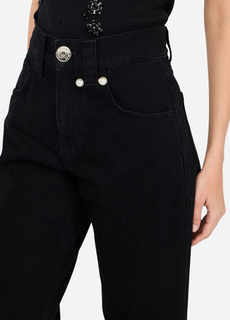 Cotton jeans black denim Liu Jo - large image number 2