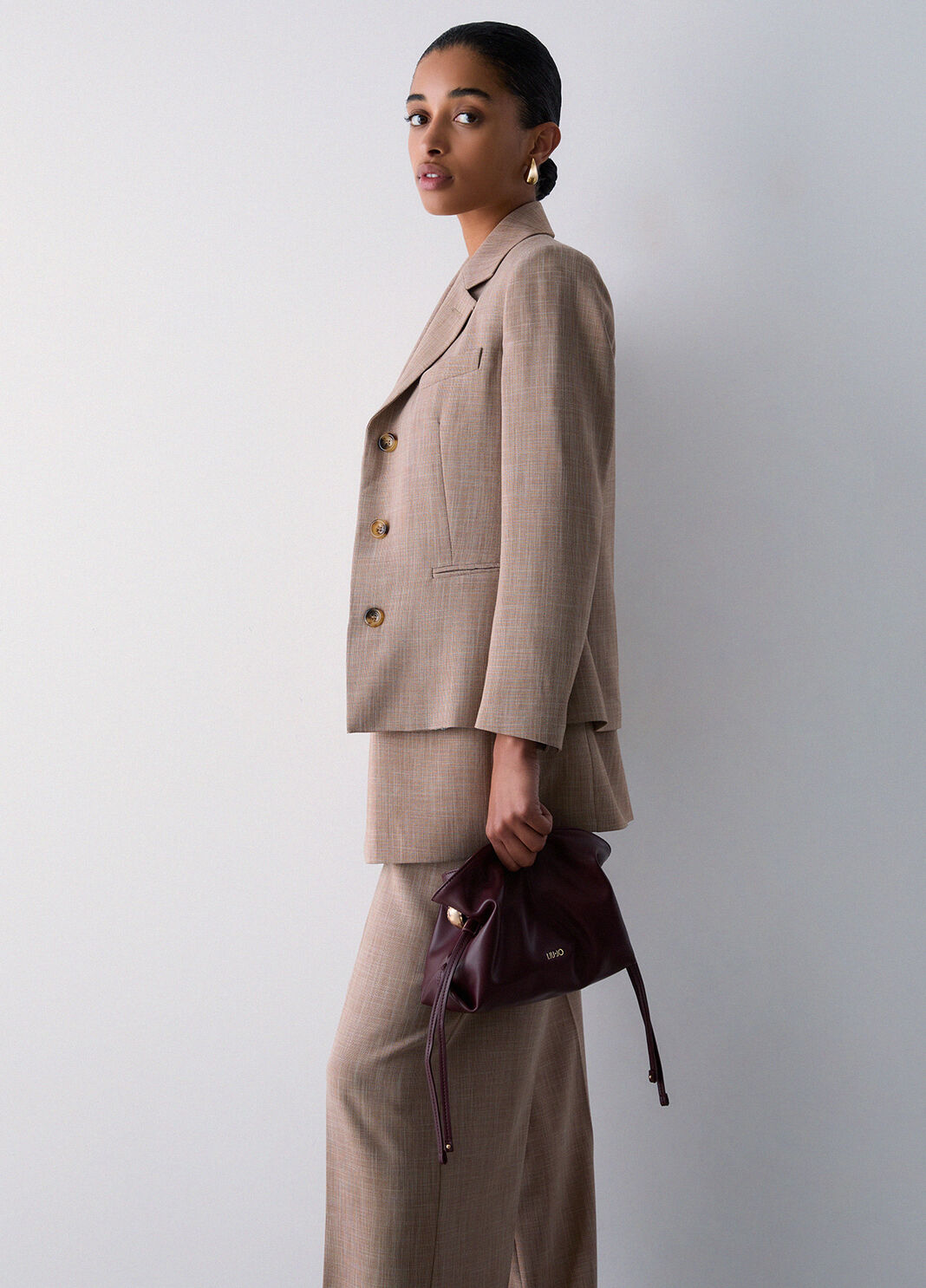 Blazer aus Melange-Stoff Biscuit Liu Jo - large image number 2