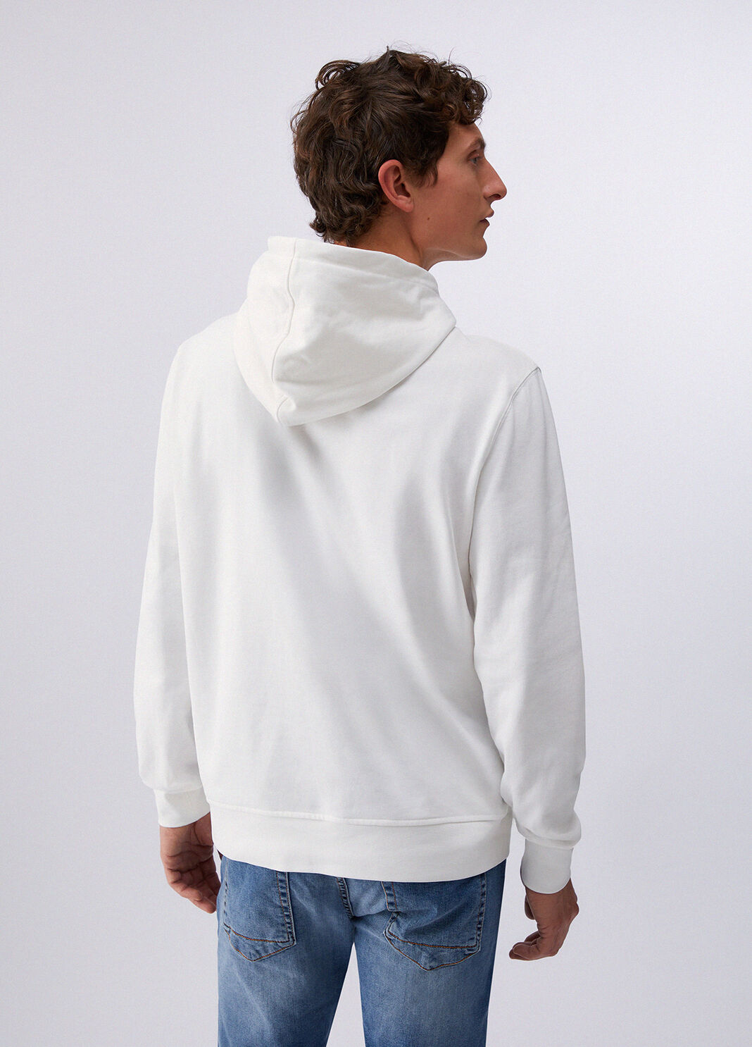 Sweat-shirt &agrave; capuche blanc Liu Jo - large image number 1