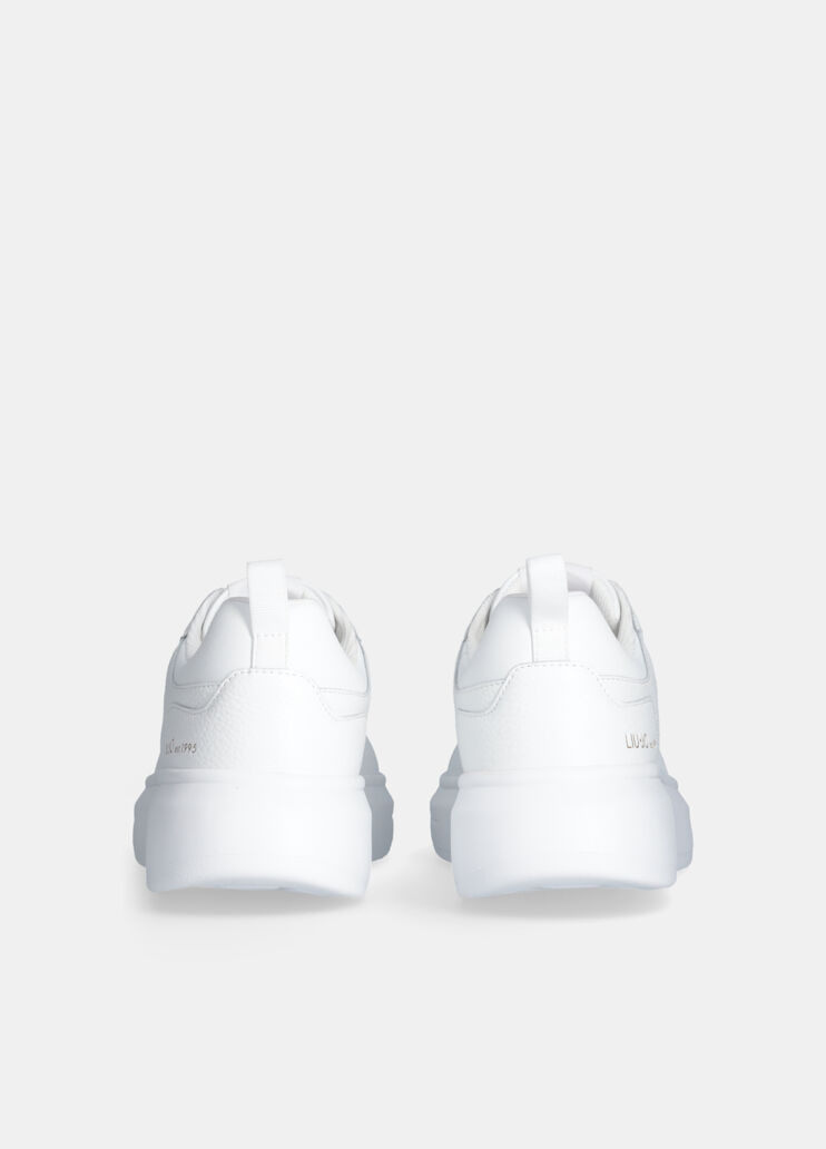 Leather platform sneakers white Liu Jo - large image number 6