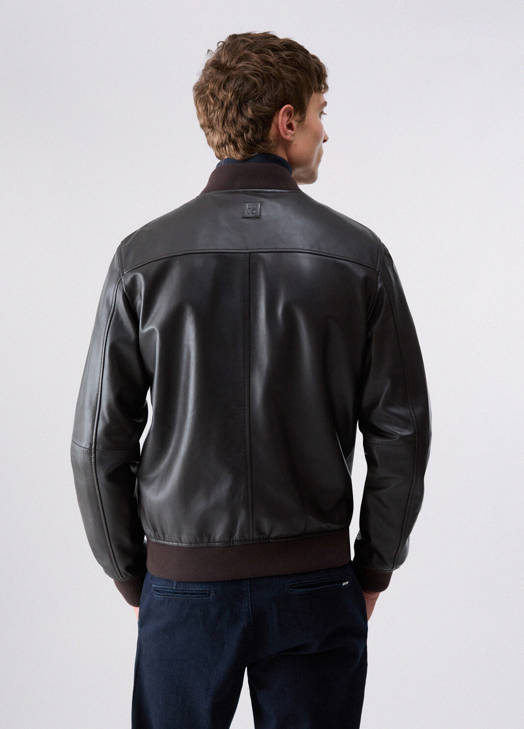 Leather Bomber Jacket chocolate Liu Jo - large image number 1