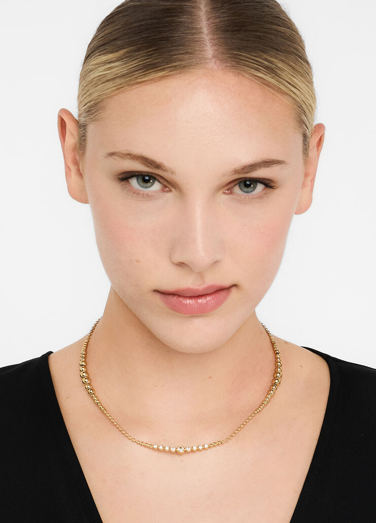 Necklace with set gemstones gold-colour Liu Jo - medium Necklace with set gemstones gold-colour Liu Jo - medium