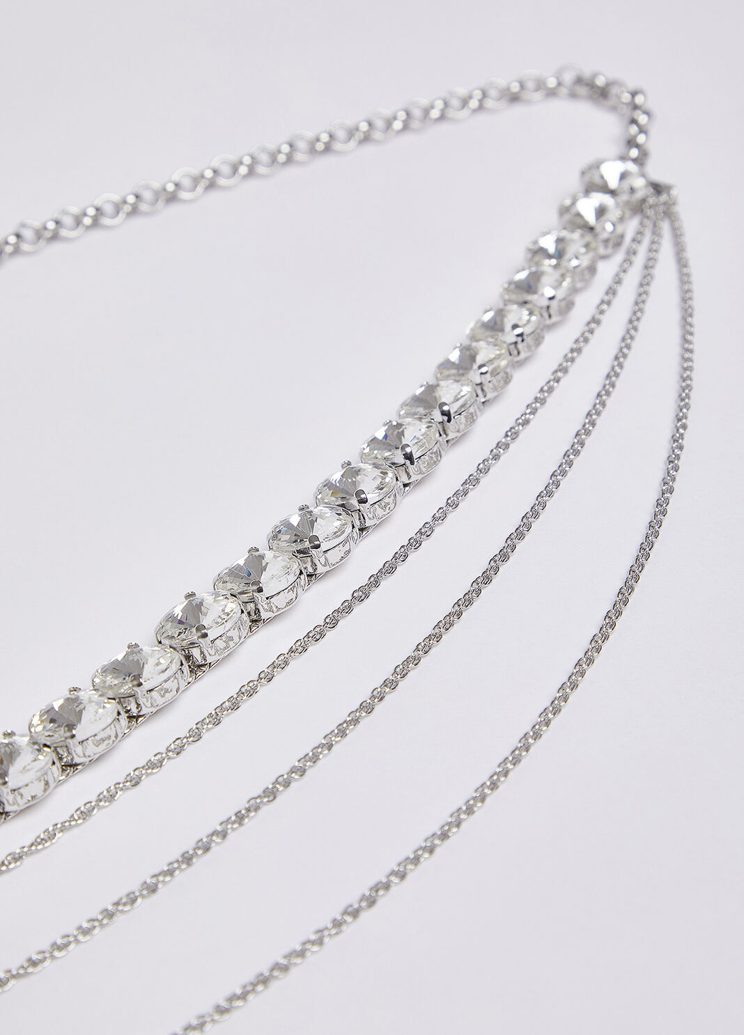 Belt with precious stones silver tone Liu Jo - large image number 2