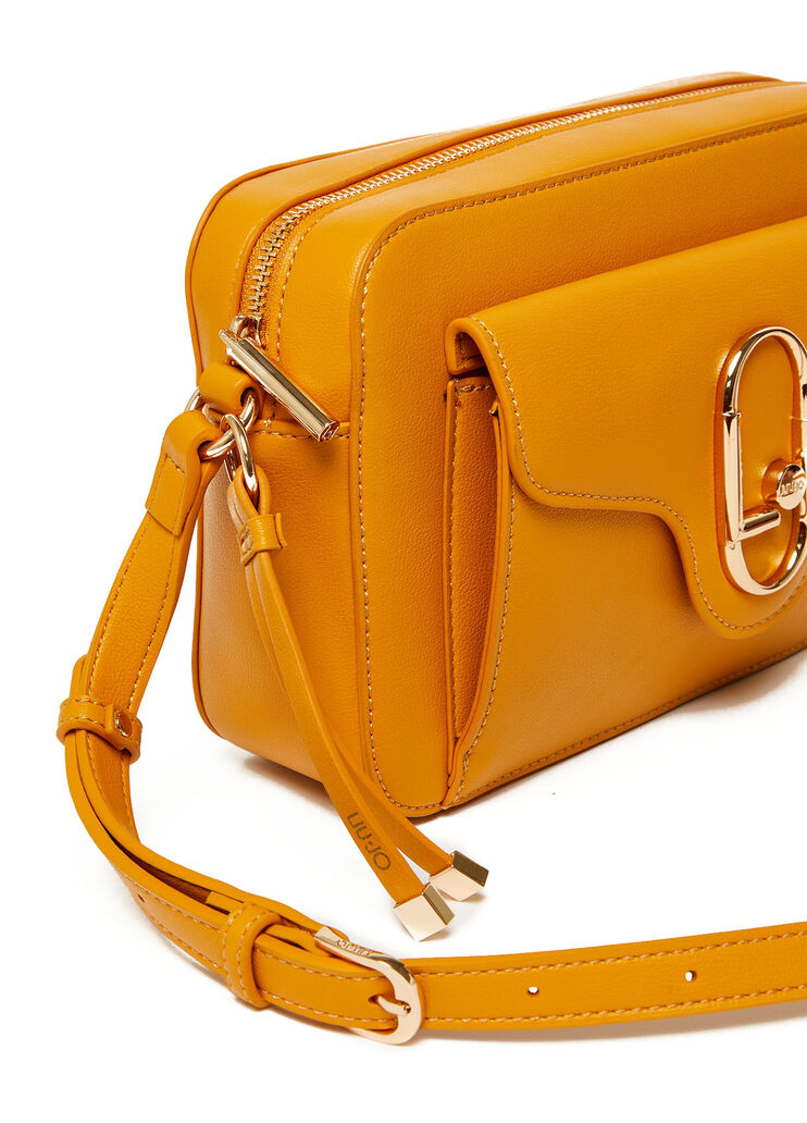 Eco-friendly crossbody bag with charm yellow Liu Jo - large image number 4