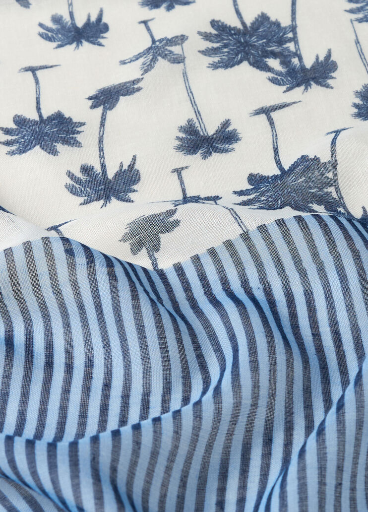 Pashmina with logo lapis blue Liu Jo - medium Pashmina with logo lapis blue Liu Jo - medium