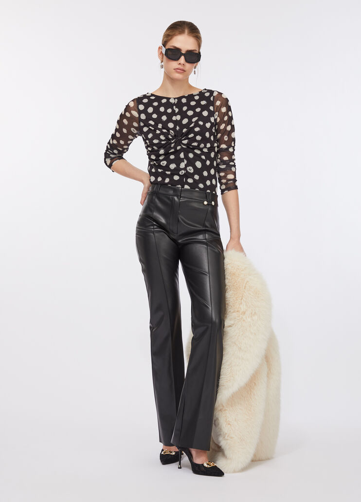 Liu Jo Better T-shirt black polka-dots Liu Jo - large image number 5