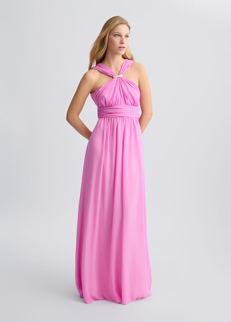Long elegant pink dress pink Liu Jo - large image number 0 Long elegant pink dress pink Liu Jo - large image number 0