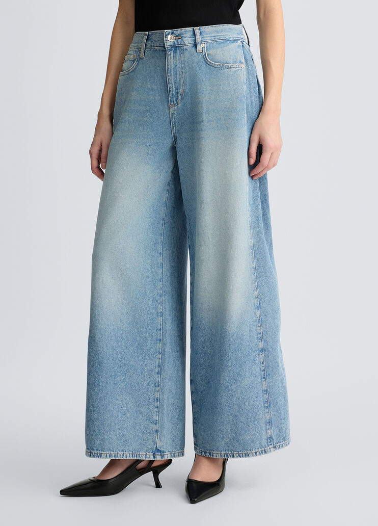 Vaqueros palazzo denim azul Liu Jo - medium