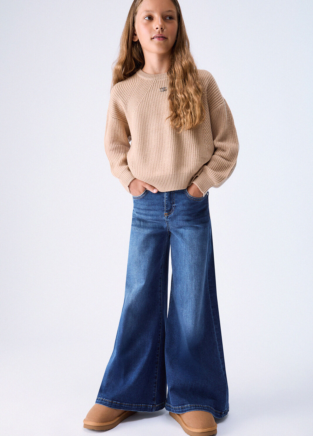 Wool Blend Sweater beige Liu Jo - large image number 1