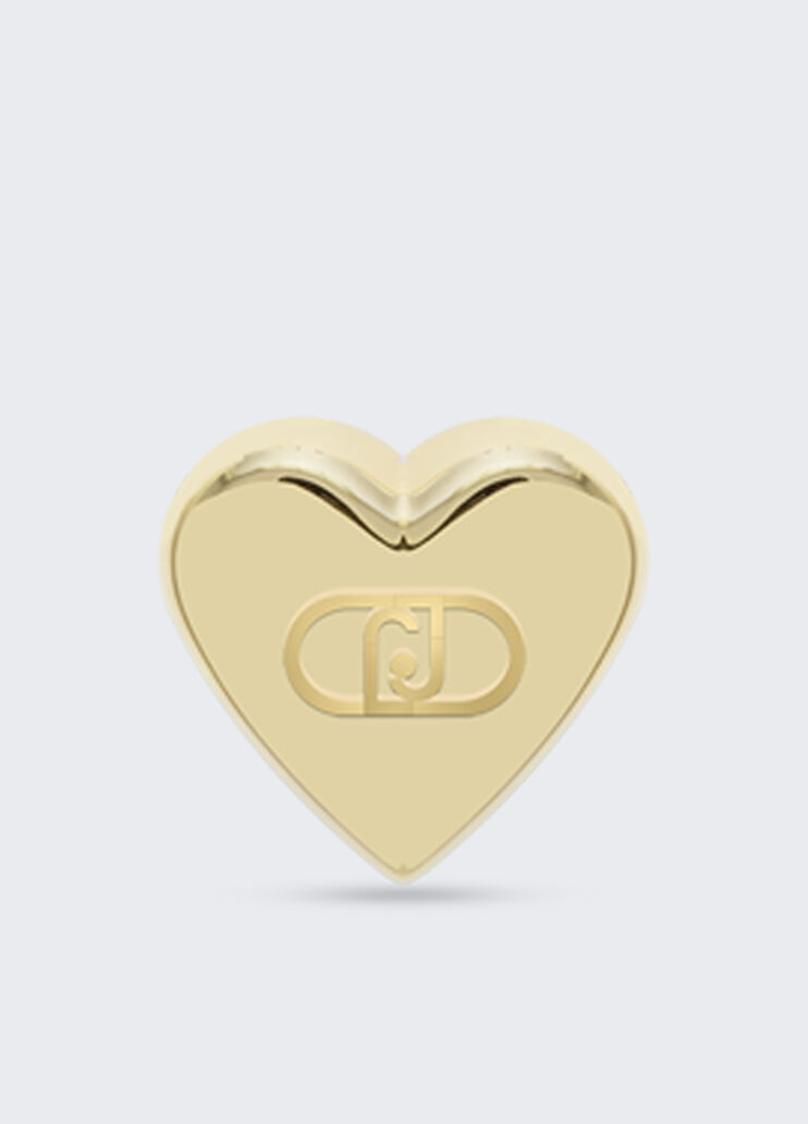 Heart-shaped earrings gold Liu Jo - medium Heart-shaped earrings gold Liu Jo - medium
