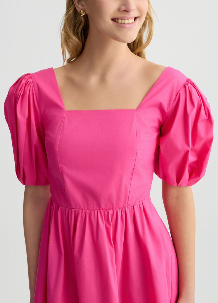 Short poplin dress pink Liu Jo - large image number 2 Short poplin dress pink Liu Jo - large image number 2