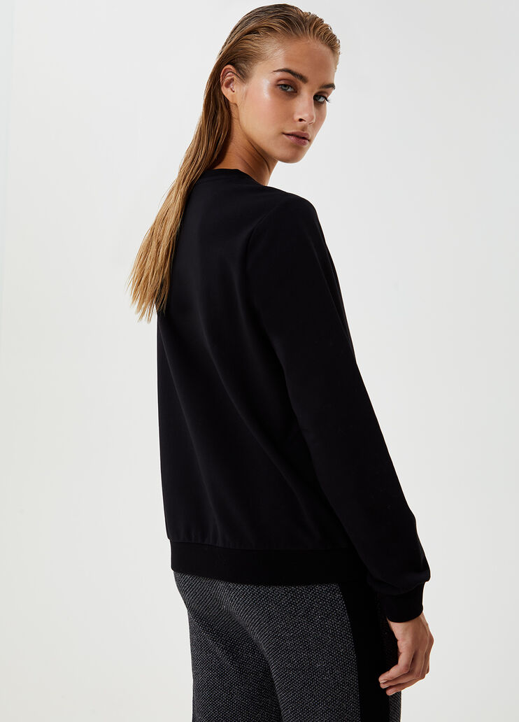 Sweatshirt with print Black Liu Jo - large image number 1