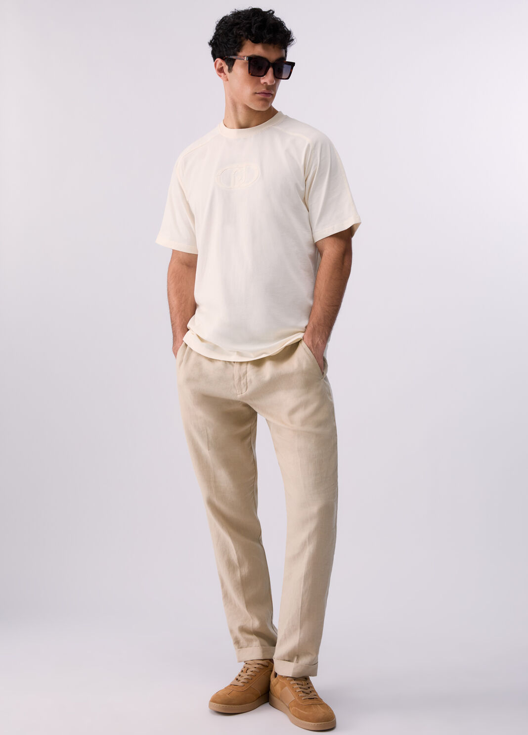 T-shirt with maxi logo white Liu Jo - large image number 5