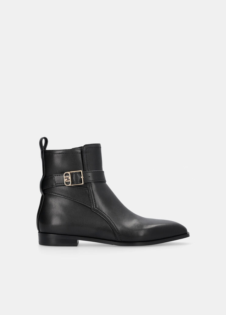 Bottines en cuir noir Liu Jo - medium