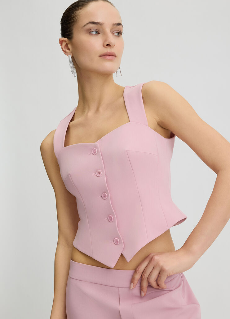 Top with buttons pink Liu Jo - medium Top with buttons pink Liu Jo - medium