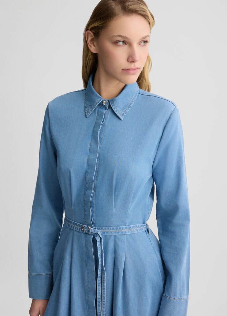 Denim shirt dress blue denim Liu Jo - medium Denim shirt dress blue denim Liu Jo - medium