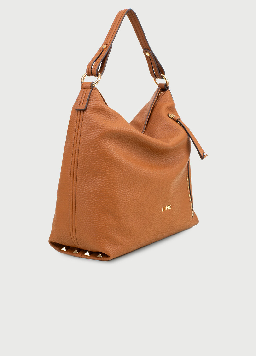 Shoulder bag with studs Brown Liu Jo - large image number 2